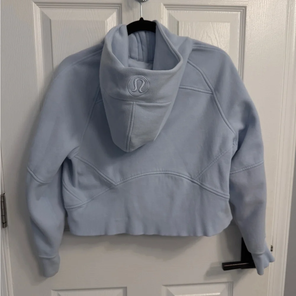 Lululemon Blue Cropped Zip-Up Hoodie - 2 - Picture 2 of 4